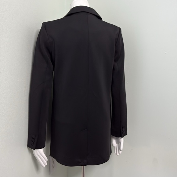 Good American Scuba 2.0 Black Blazer Size 1 Small - Picture 6 of 10